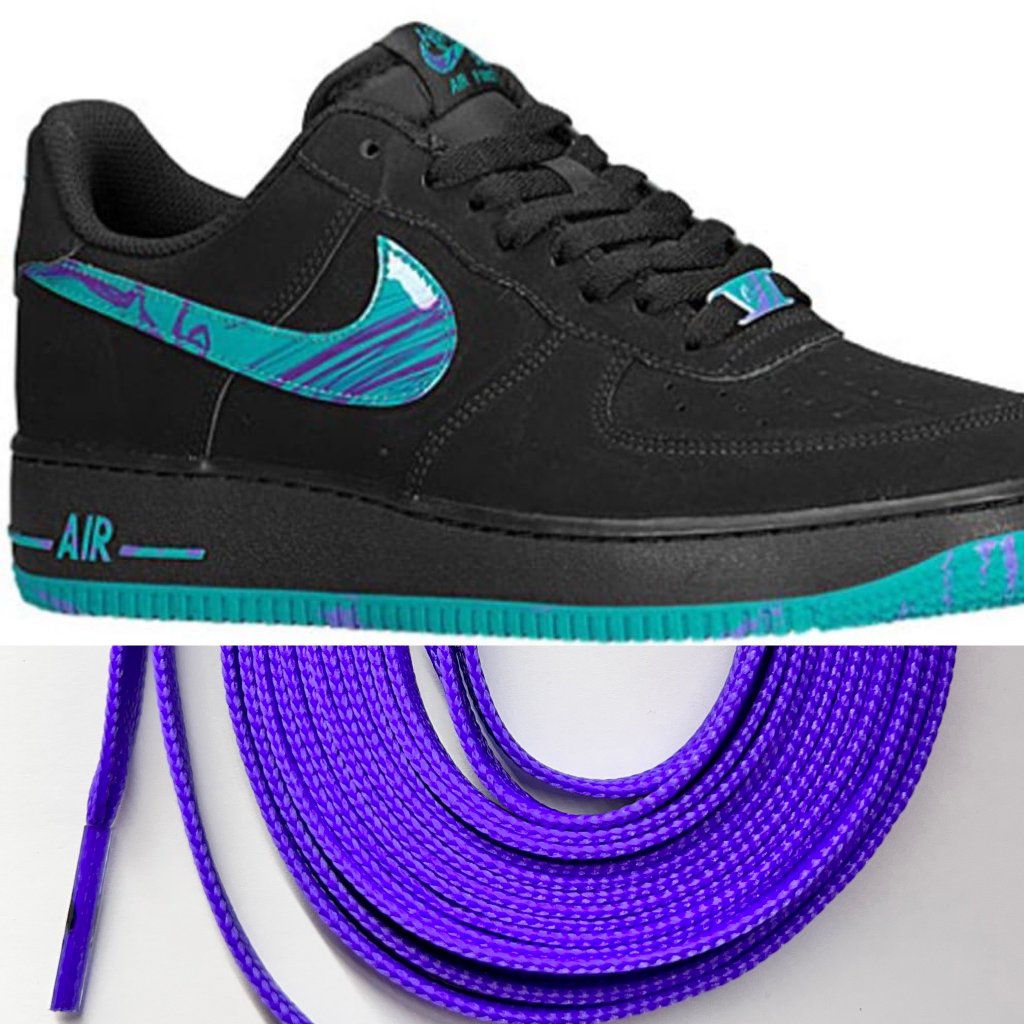 Green Reflective Laces