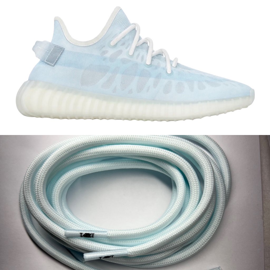 Butter Laces on Yeezy