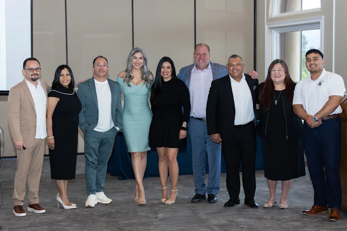 The Limon Insurance Agency team at a conference event