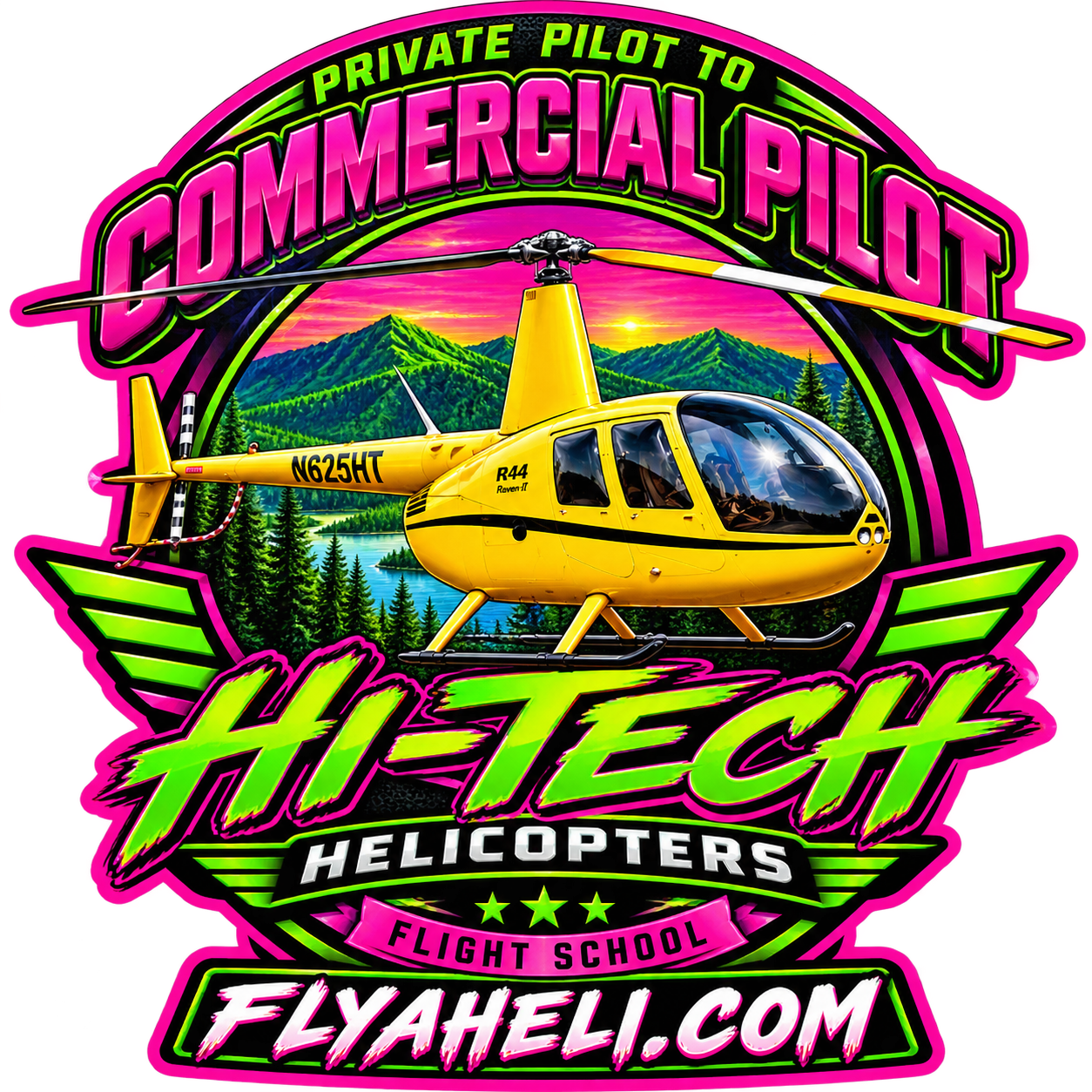 Hi-Tech Helicopters logo