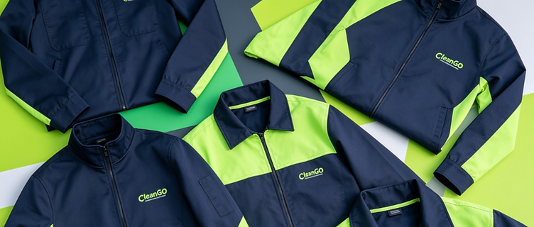 CleanGO team uniforms