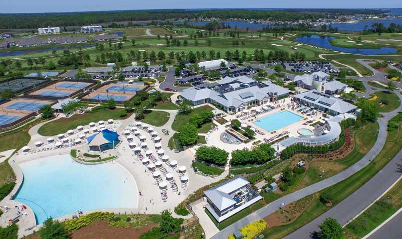 The Peninsula community aerial view