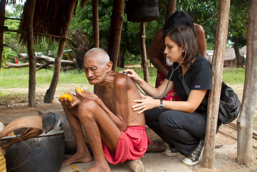 Medical team in remote community