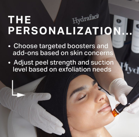 Cosmetic skin treatment being performed at Jouri Studio in Roanoke VA