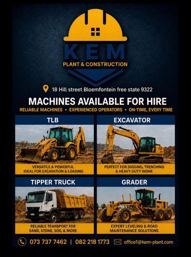 KEM machines for hire