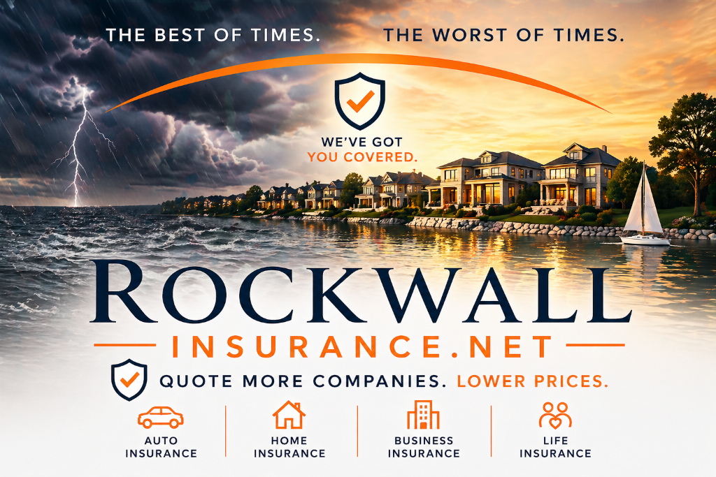 Rockwall Texas lakeside — best of times and worst of times