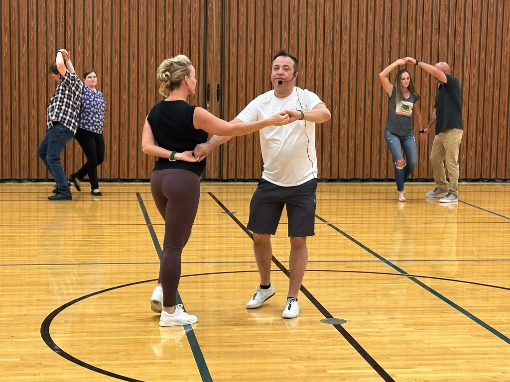 Jack teaching dance class