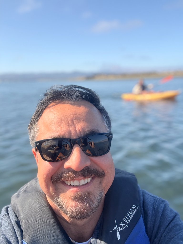 Jack kayaking
