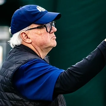 Don keeping score at a match