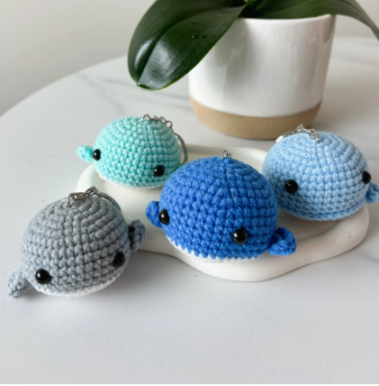 Whale keychains