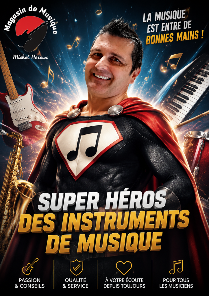SuperMike - Michel Héroux, super héros des instruments de musique