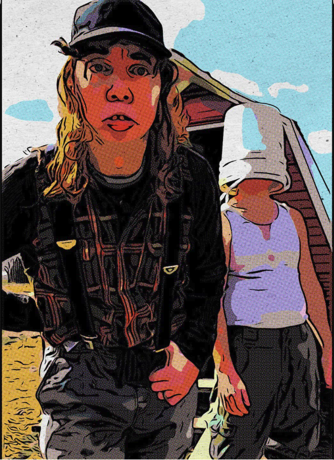 Buzz — the plaid-wearing, suspender-lovin' half of Hicks and Giggles