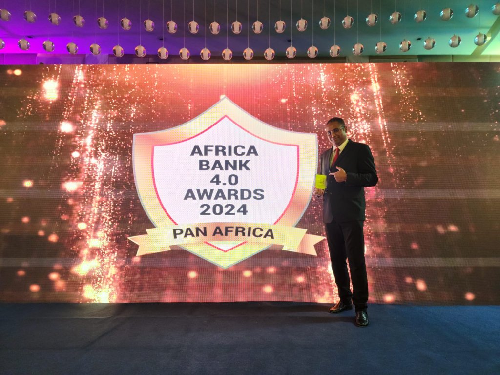 Camilo Amarcy at Africa Bank 4.0 Awards