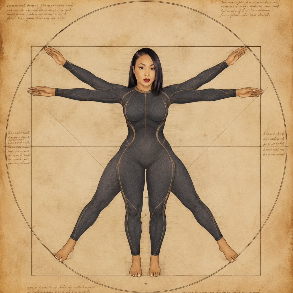 The Miami Makeover 360 - Vitruvian Woman Body Map