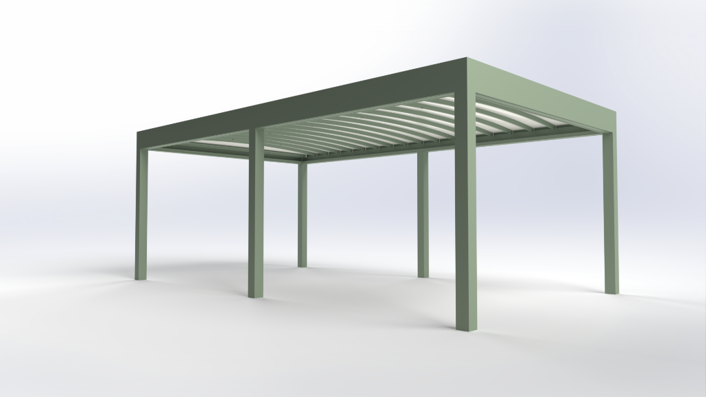 Green pergola large