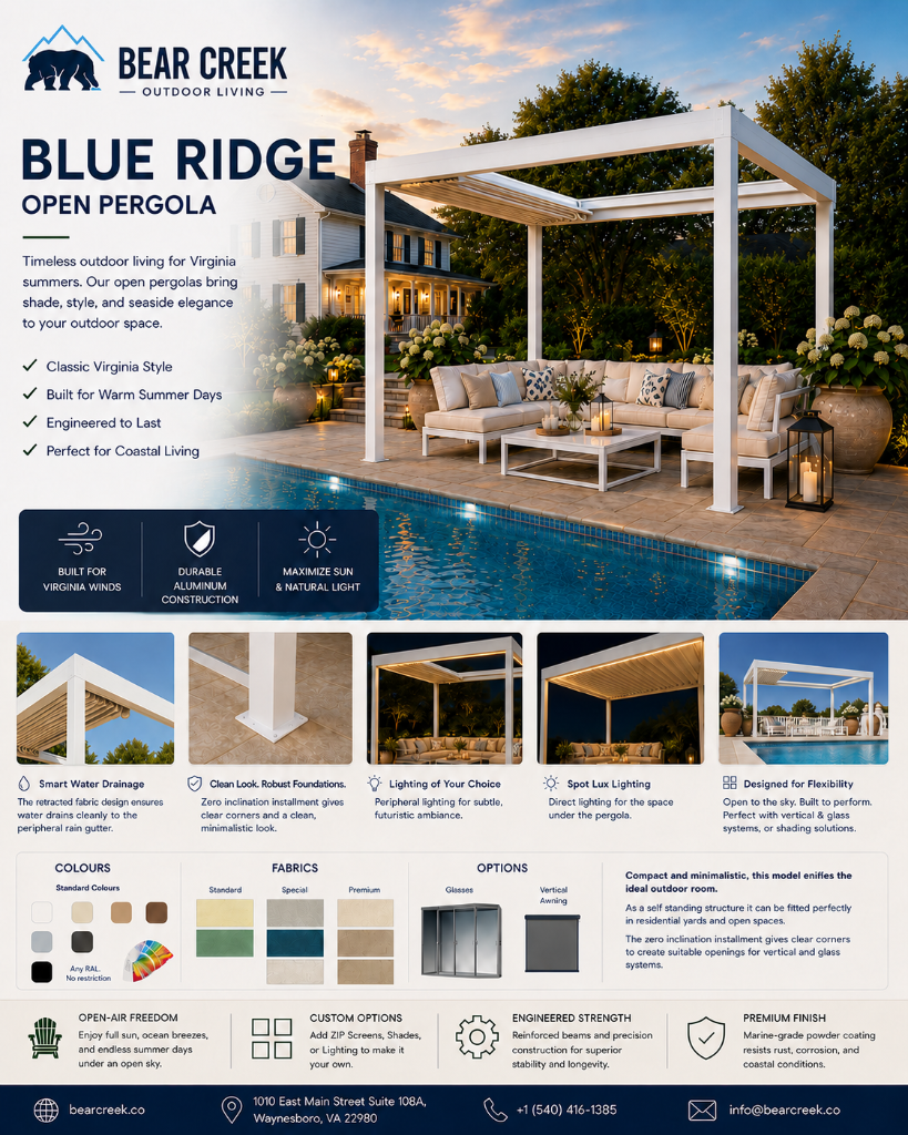 Lamda Living pergola outdoor space