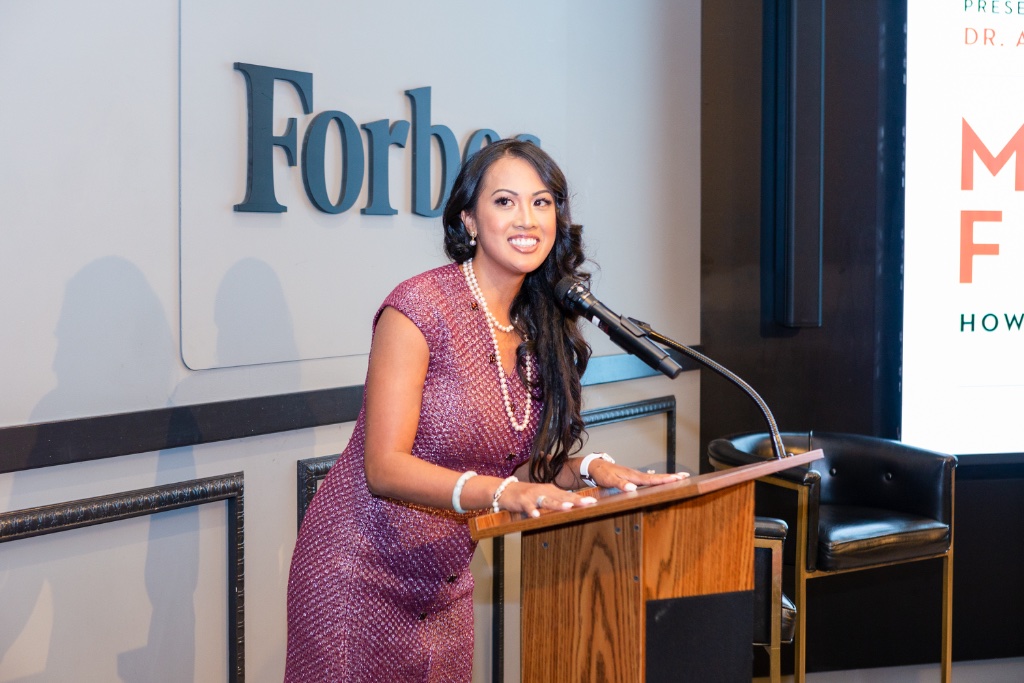 Dr. Annabelle speaking at Forbes