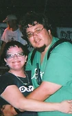 Two festival attendees embracing at JescoFest 2006