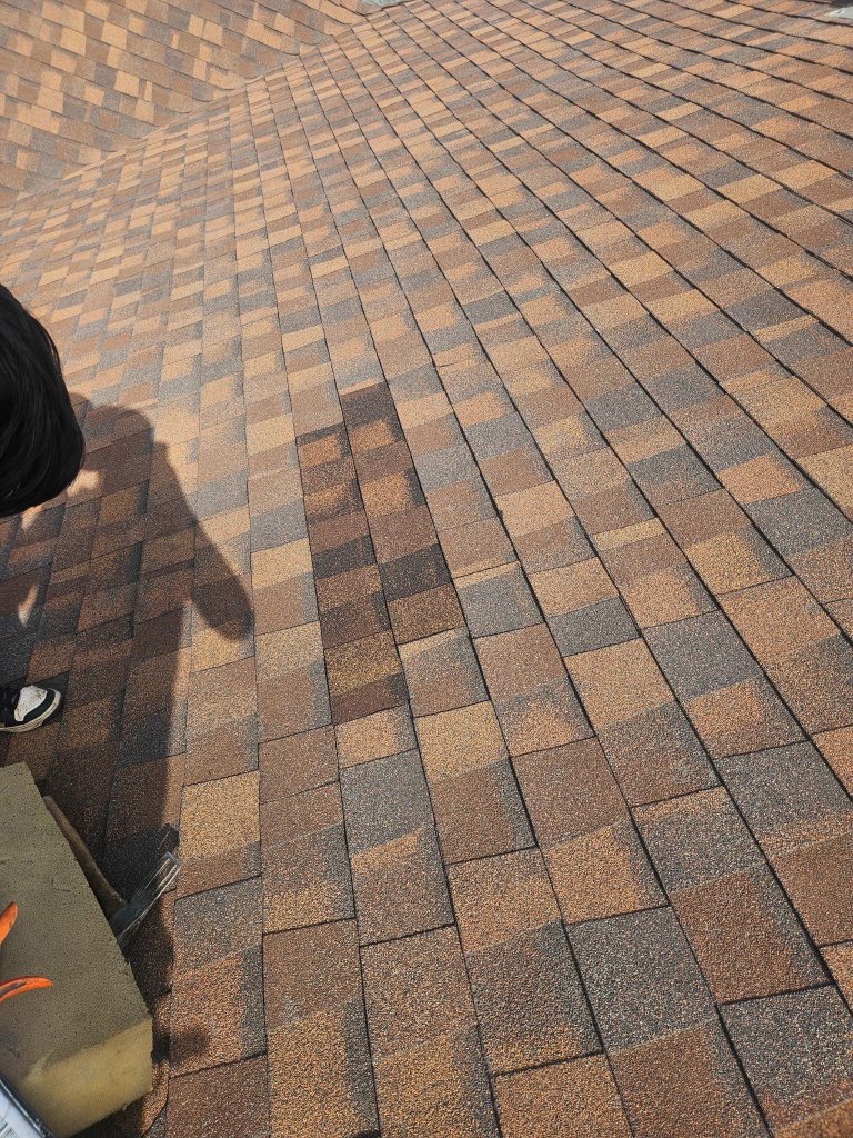 Trophy Club Architectural Asphalt Shingle Close Up Installation Becker Roofing - Trophy Club Roofing project photo by Becker Roofing and Exteriors