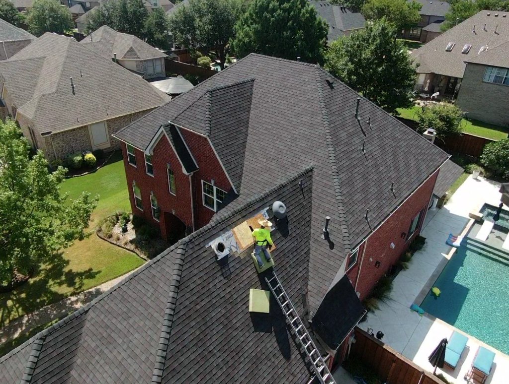 North Richland Hills Texas Roof Leak Repairfrom Attic Vent - Emergency Roof Repair project photo by Becker Roofing and Exteriors