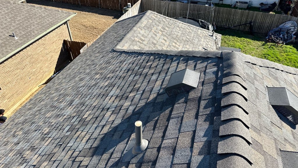 Roanoke Finished Architectural Shingle Roof Vents Becker Roofing - Roanoke Roofing project photo by Becker Roofing and Exteriors