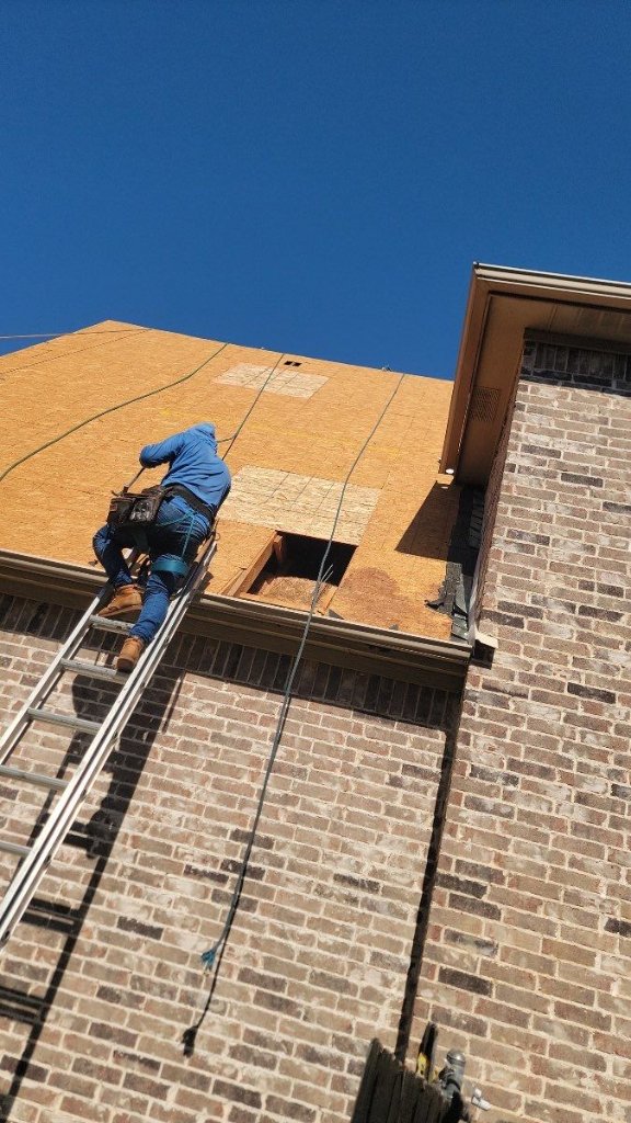 North Richland Hills Roof Replacementwoodrepairs - North Richland Hills Roofing project photo by Becker Roofing and Exteriors