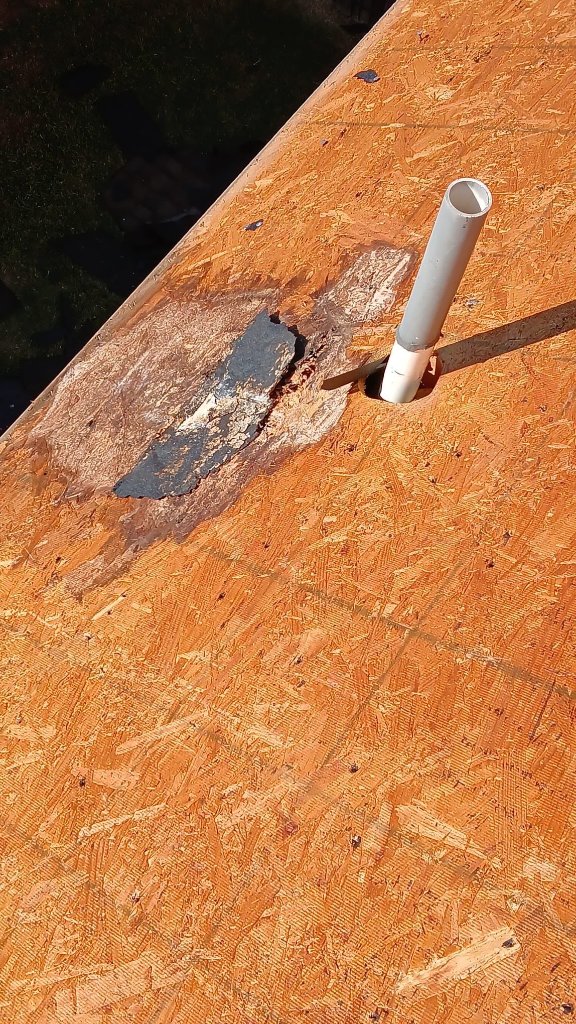 North Richland Hillswoodrotduringroofreplacement - North Richland Hills Roofing project photo by Becker Roofing and Exteriors
