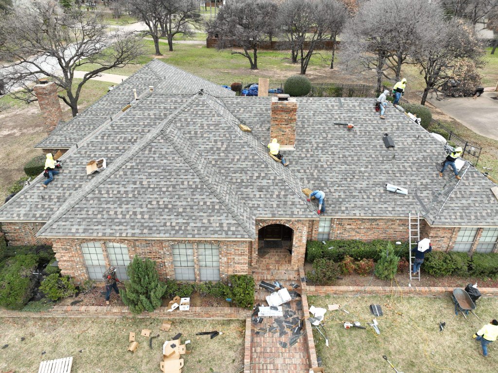 Southlake Texas Roof Replacement Ikoshinglesand Raised Ridge Cap - Southlake Roofing project photo by Becker Roofing and Exteriors