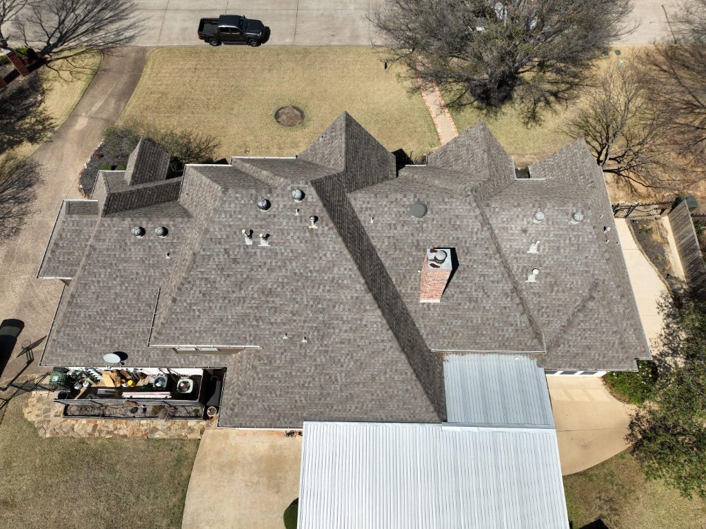 Southlake Texas Roof Damagedby Hail Damage - Southlake Roofing project photo by Becker Roofing and Exteriors