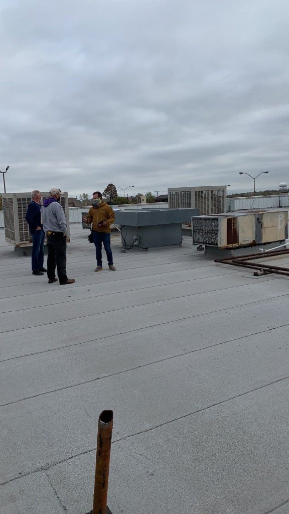 Commercial Flat Roof Inspection in Bedford - Bedford Roofing project photo by Becker Roofing and Exteriors