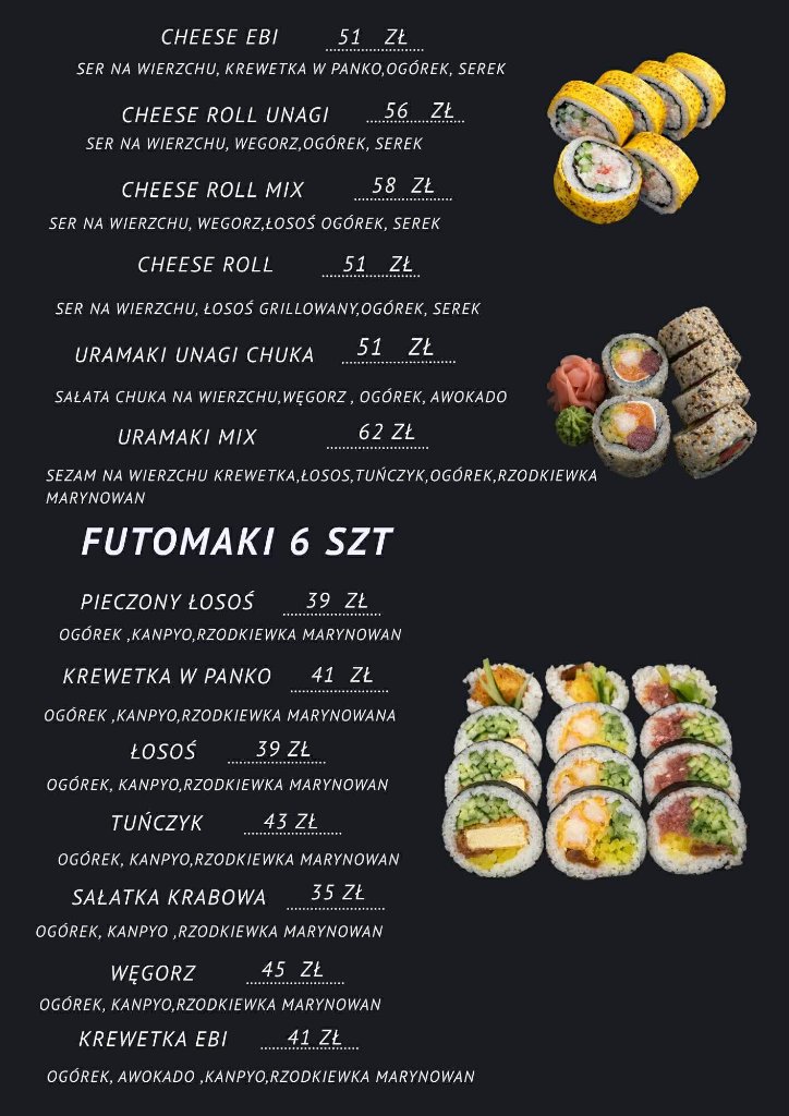 Shori Sushi danie 3