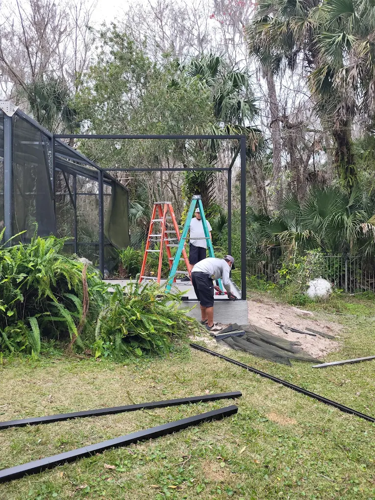 Pool screen replacement