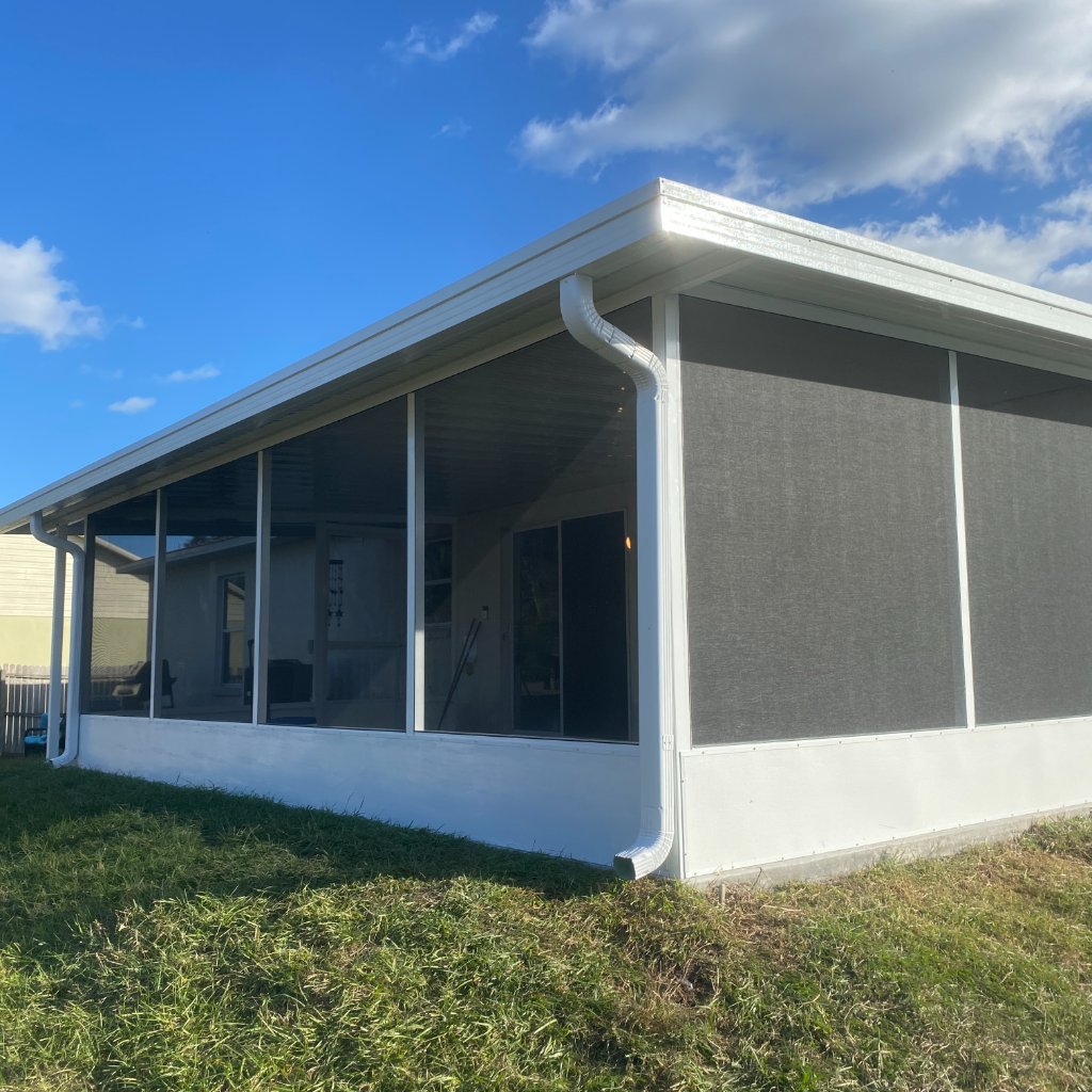 Patio rescreening of a screened patio in DeLand, FL