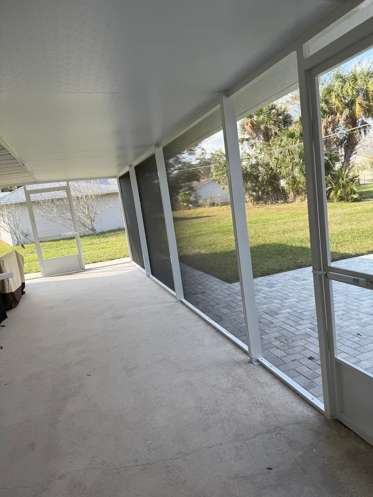 Daytona screened porch opened