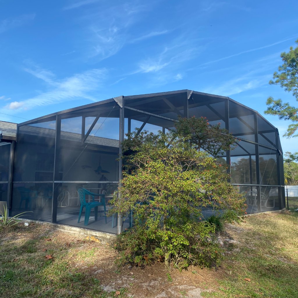 Patio rescreen pool screen repair in South Daytona, FL