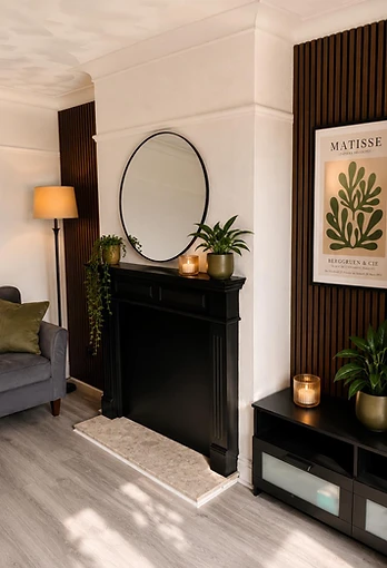 The Elmwood living room