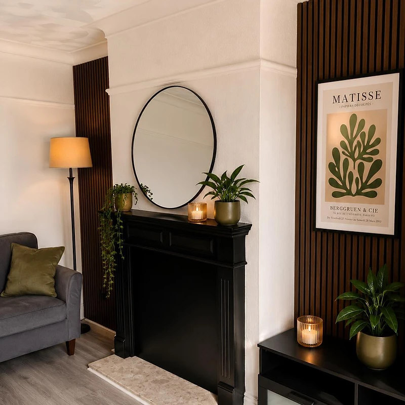 The Elmwood living room