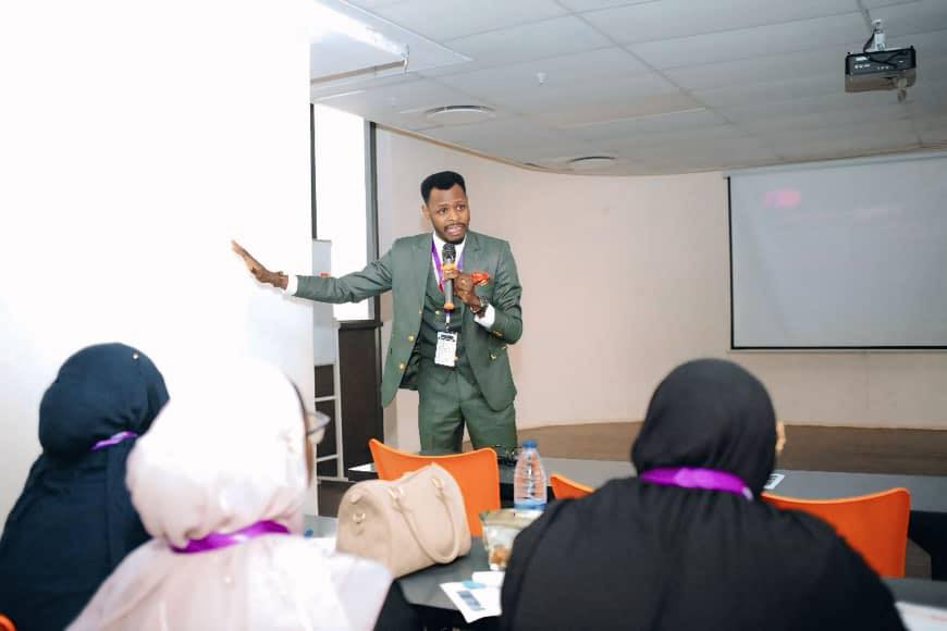 Samuel Owoseni speaking