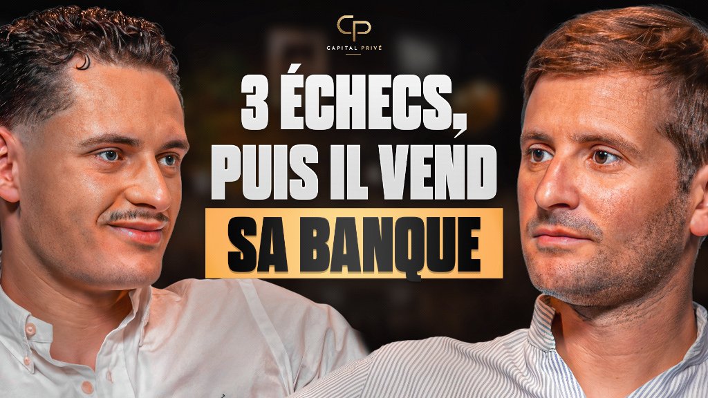 Miniature de l'épisode 01 — APRÈS 3 ÉCHECS, IL CRÉE UNE BANQUE D'AFFAIRES AVEC 1 000 €… PUIS LA VEND — AMAURY BOËLLE