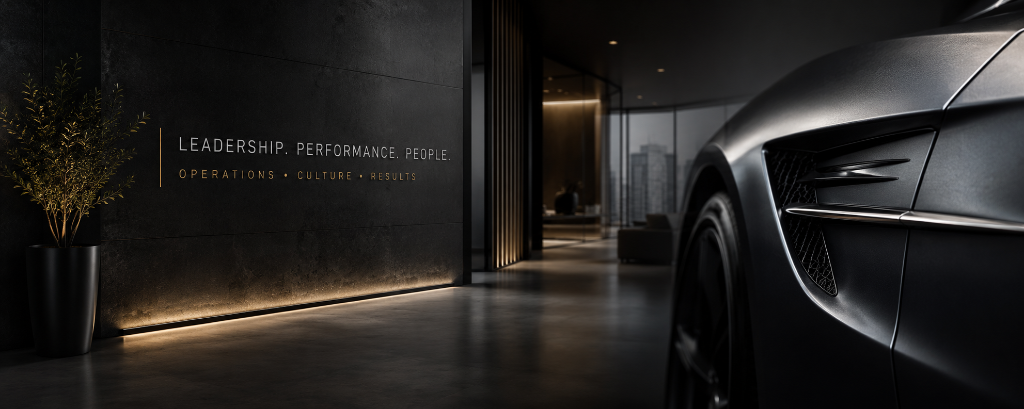 Luxury automotive showroom