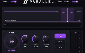 Parallel De-Esser