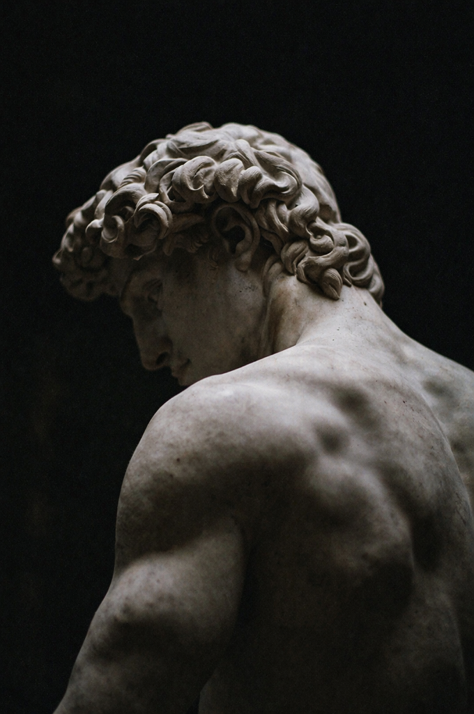 Classical marble statue