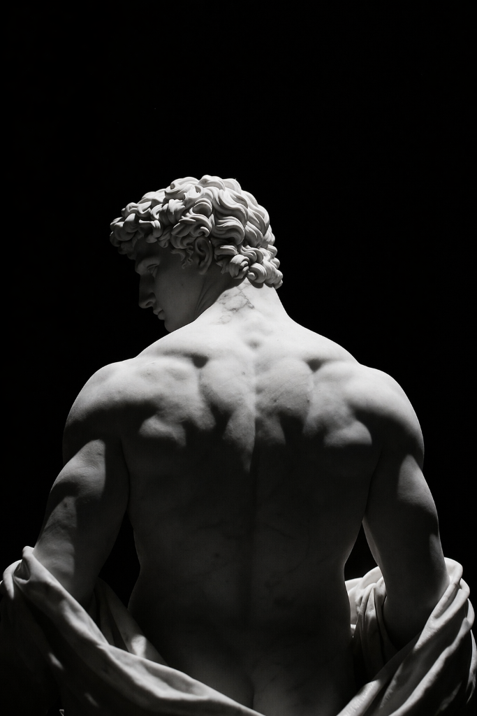 Classical marble statue