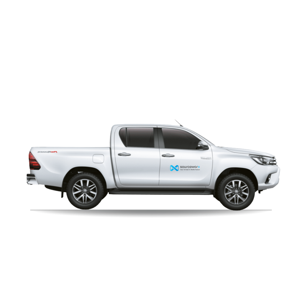White vehicle