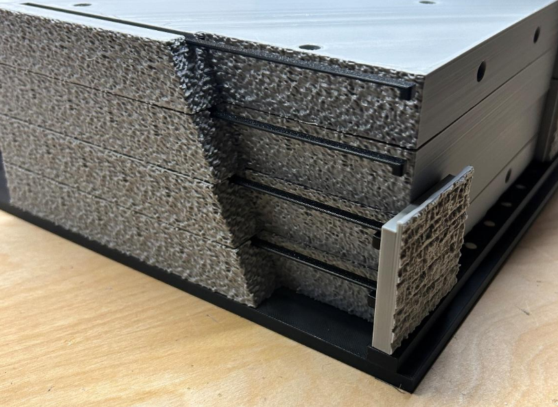 MSE Wall System — Sectioned Assembly