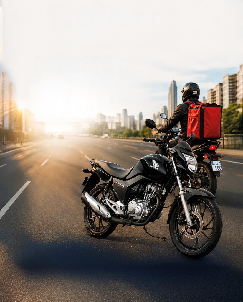 Entregador de moto em Belo Horizonte para delivery e aplicativo