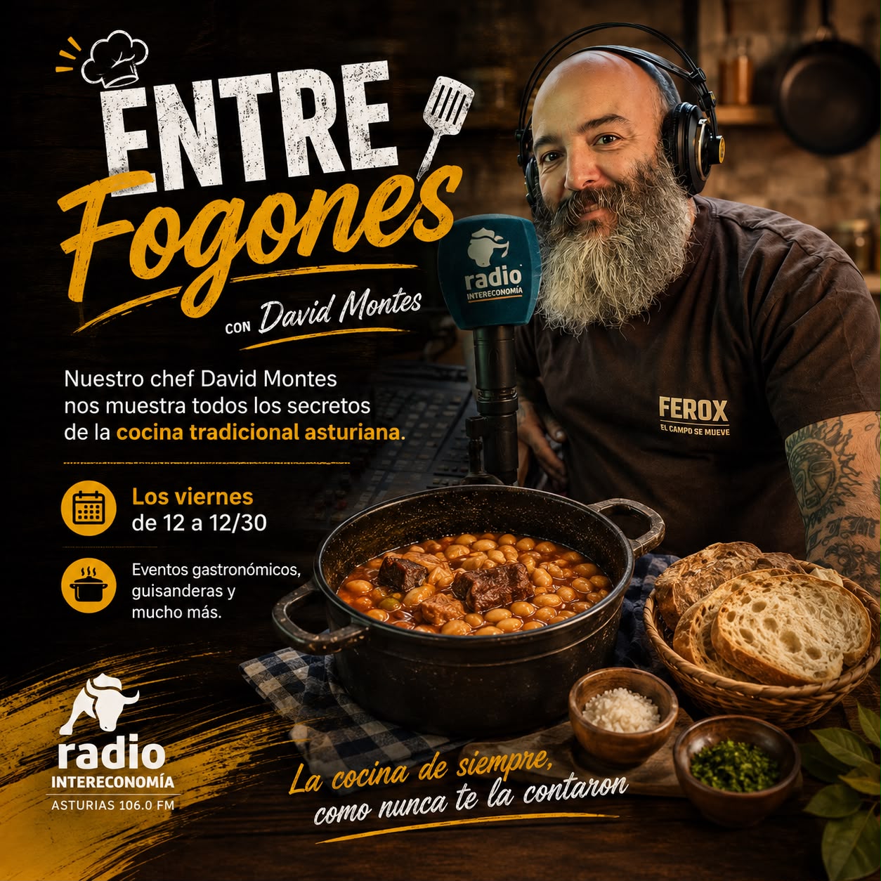 Entre Fogones — David Montes