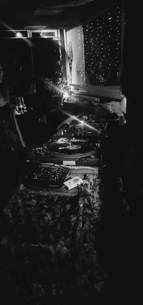 DJ setup at venue
