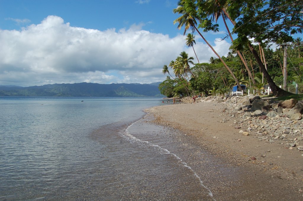 Private sand cove at Namena Island