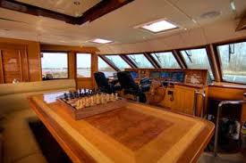 Pilothouse helm — full navigation suite